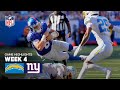 Los Angeles Chargers Vs New York Giants Game Highlights 2025 NFL Season Week 4