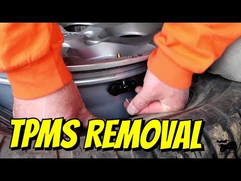 Jeep Wrangler (TPMS) Sensor Removal