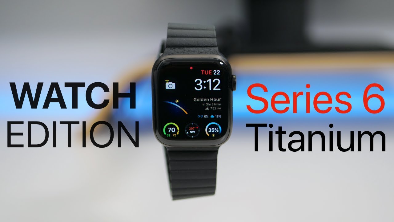 Apple Watch Series 6 Titanium Unboxing, Setup and First Look