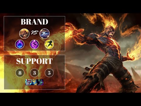 League of Legends Brand support Vs Yuumi