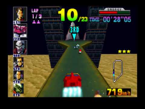 F-Zero: Xtreme Velocity - Queen Series: Crater Land 2 - Loop Circuit