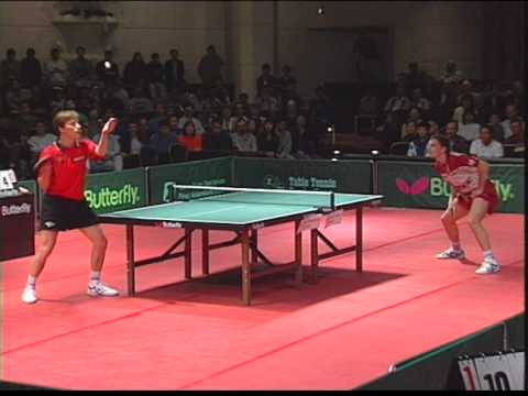 '96 Gilbert Cup - J.O. Waldner - J.M. Saive Game 2