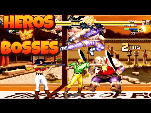 Heroes vs Bosses – Hannah & Mustapha vs Butcher & Vice T | Cadillacs and Dinosaurs Mugen Fight