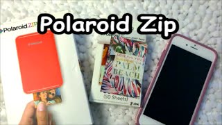 POLAROID ZIP How to Use Review and Unboxing!!!!