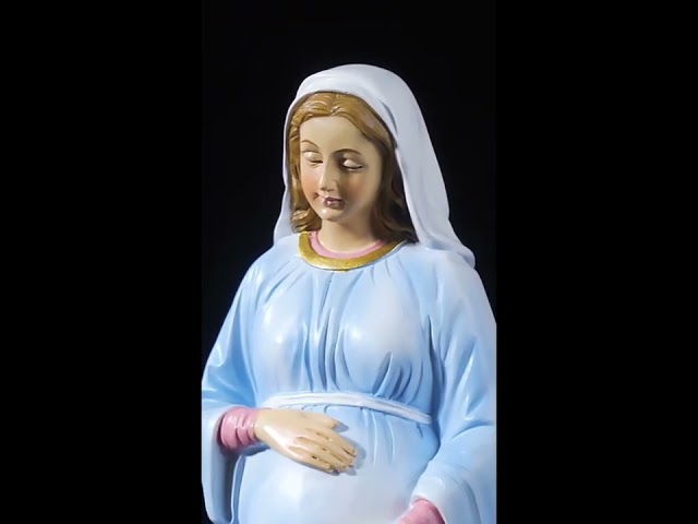 Vídeo relacionado con Pop Mary, Estatua Moderna de la Virgen María, Figurina Decorativa de Resina, Regalo Único de Colección (Amarillo Neón)