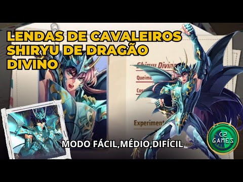 COMO PASSAR LENDAS DE CAVALEIROS SHIRYU DIVINO EM SAINT SEIYA AWAKENING