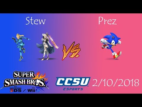 Riptide 5 Smash 4 - Stew (Zero Suit Samus, Corrin) vs Prez (Sonic)