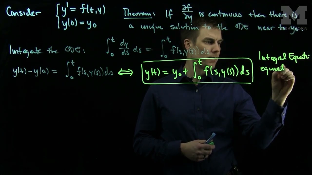 Iteration and Existence Uniqueness