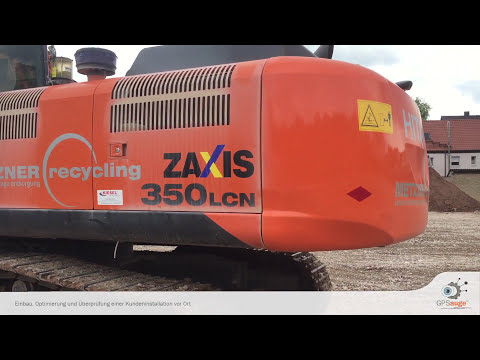 GPSoverIP Telematik - Einbau Tutorial Hitachi-Bagger