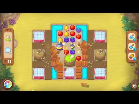 Gardenscapes 2241 Level - 15 moves - NO BooSTERS