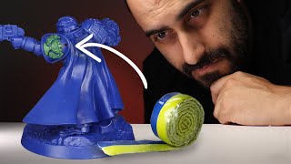 I used Greenstuff to sculpt your own Space Marine chapter emblem, and YOU CAN TOO!!