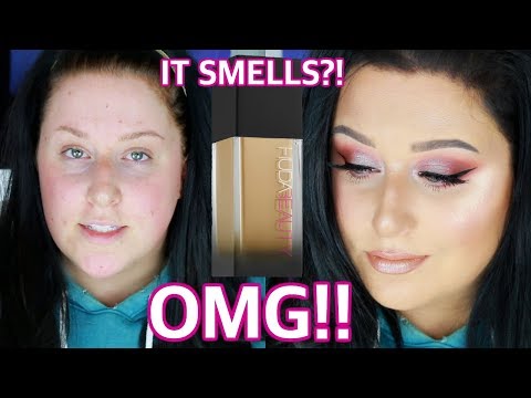 HUDA BEAUTY FAUX FILTER FOUNDATION REVIEW + FIRST IMPRESSIONS!! Video