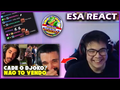 ESA REACT BRTT CHORANDO DE RIR COM DJOKO, BAIANO TRANCANDO A FACULDADE, YODA MAIN EZ | RENECRODILO