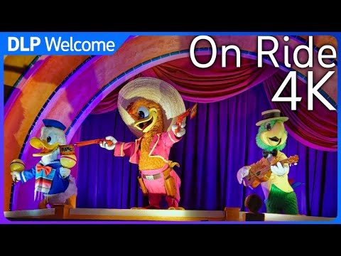 [4K] Gran Fiesta Tour Starring The Three Caballeros - On Ride 2022 - EPCOT - Disney World