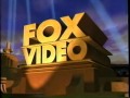 Fox Video 1997 Company Logo VHS Capture