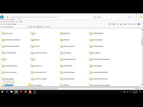 Working with reports in 10.2.300