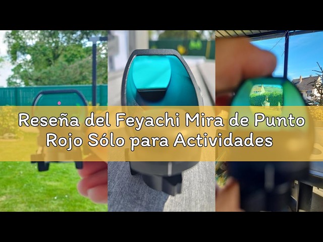 Vídeo relacionado con Feyachi RS-25 Mira de Punto Rojo, Airsoft Punto Rojo Sólo para Actividades Deportivas