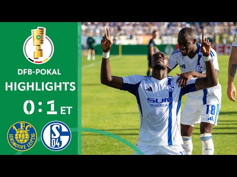Lasme saves S04 late on! | Lok Leipzig vs. FC Schalke 04 0-1 | Highlights | DFB-Pokal first round