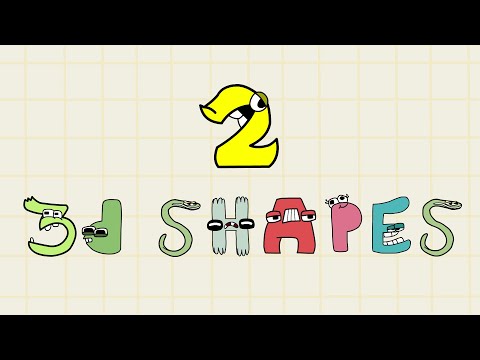 3D ФИГУРЫ 2 | ПОДБОРКА ПАРОДИЙ НА АЛФАВИТНЫЕ ЗНАНИЯ / Анимация на алфавитные знания @around_animation