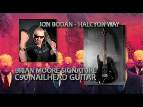 Jon Bodan of Halcyon Way - Brian Moore c90 Nailhead Signature Guitar Model