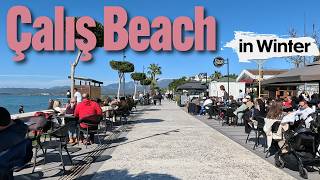 Çalış Beach in Winter – February 2026 Walking Tour | Fethiye, Türkiye / Turkey