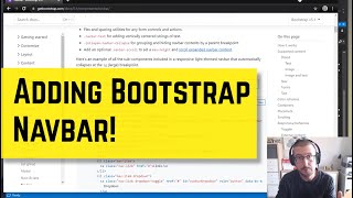 Using a Bootstrap Navbar in your HMI