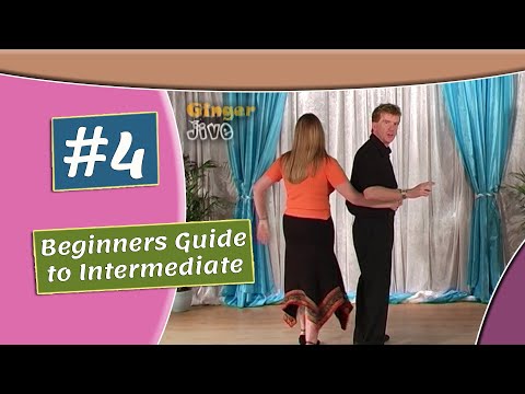 Modern Jive Beginners Guide to Intermediate Routine #4  -  FULL CLASS with lead and follow teach.
