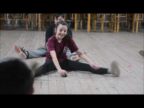 Aquecimento Cênico CTG Sinuelo da Liberdade, grupo juvenil