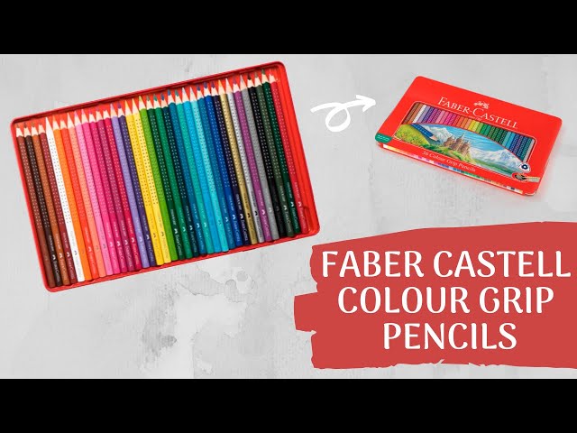 Vídeo relacionado con FABER-CASTELL 112424 - Lápices de colores Colour Grip para niños, 24 lápices con agarre y cuerpo triangular, pigmentos solubles en agua, fácilmente lavables y resistentes a la rotura