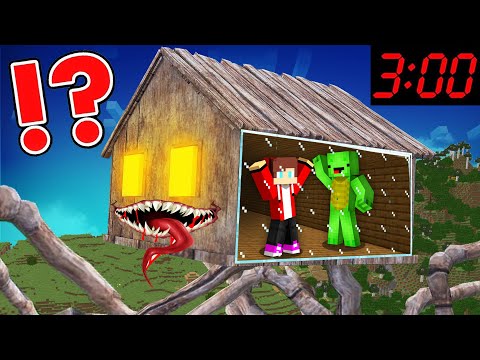 Escape the SCARY HOUSE in Minecraft Maizen