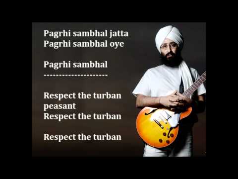 Rabbi shergill - Pagri sambhal jatta - english translation