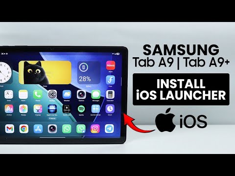 How to Install iOS Launcher on Samsung Tab A9 / A9 Plus - Install iPhone Theme