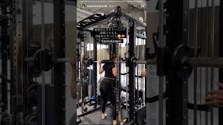 グラビアアイドル 日野麻衣 ジム トレーニング動画 #shorts