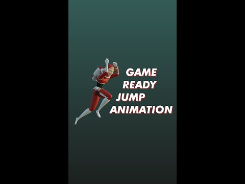 Jump animation practice using Maya