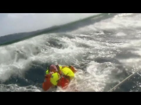 Amazing Rescue: British man saved from icy waters during Clipper race