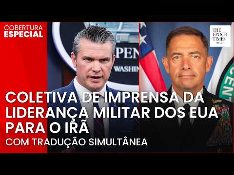 🔴 AGORA: Chefe militar dos EUA para o Irã em coletiva de imprensa | Tradução simultânea