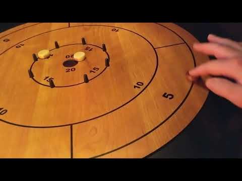 ASMR Crokinole by candlelight