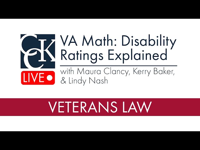 VA Disability Ratings: What they mean + VA Math