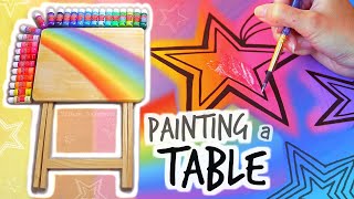 I PAINTED an UGLY TABLE