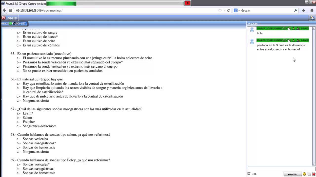 Watch Módulo de Técnicas Básicas en Enfermería: corrección de test general pregunta 61 a 70 Now Módulo de Técnicas Básicas en Enfermería: corrección de test general pregunta 61 a 70