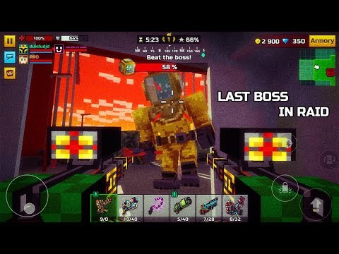 Last Boss in Raid! - Pixel Gun 3D 16.2 How to win Raid in New Update