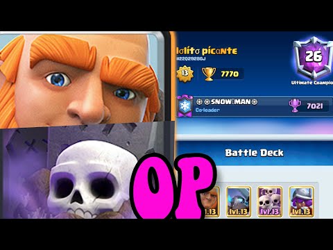 Giant Graveyard GOD 🏆7800 👈Best Graveyard Deck in Clash Royale