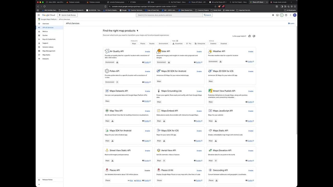How to Access Or Create Your Google Place API Key