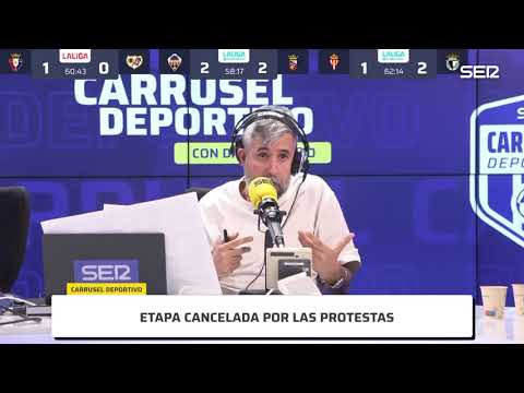 GARRIDO y la SUPENSIÓN de La Vuelta: "El pueblo español ha dicho POR AQUÍ NO"