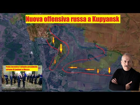 Kupyansk, nuova offensiva russa in corso - Putin incontra Al Joulani a Mosca