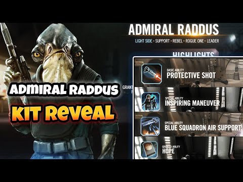 SWGoH - Admiral Raddus joins the holotables!  Kit reveal - direct Iden Versio counter.