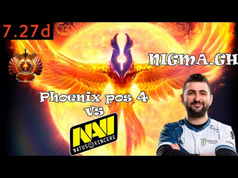 Gh Phoenix pos 4 vs navi | Full Gameplay 7.27d | Dota 2 Pro Replays