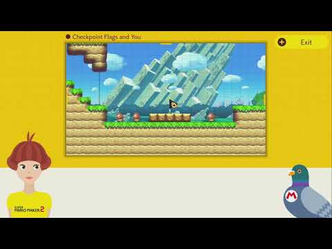 2 - Checkpoint Flags and You ~ Intermediate Maker Lessons ~ Yamamura's Dojo - Super Mario Maker 2