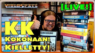 KK eli Kokonaan Kielletty! Karanteenissa kaikki on kielletty, myös leffat! LIVE /#VideoSäkki 38