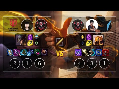 SB Dove Twisted Fate vs SPG Tank Azir Mid - KR Patch 10.12